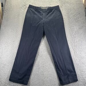 Dockers Flex Comfort Pant Men 38x32 Blue Cotton Khakis Straight Stretch Workwear